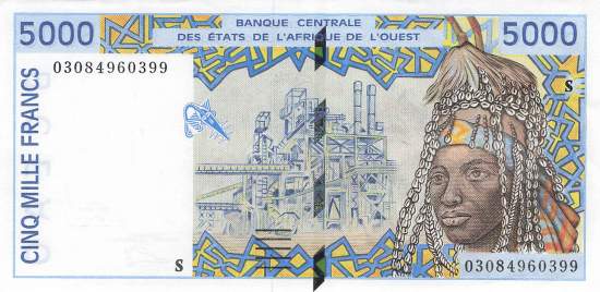 5000 Francs 2003